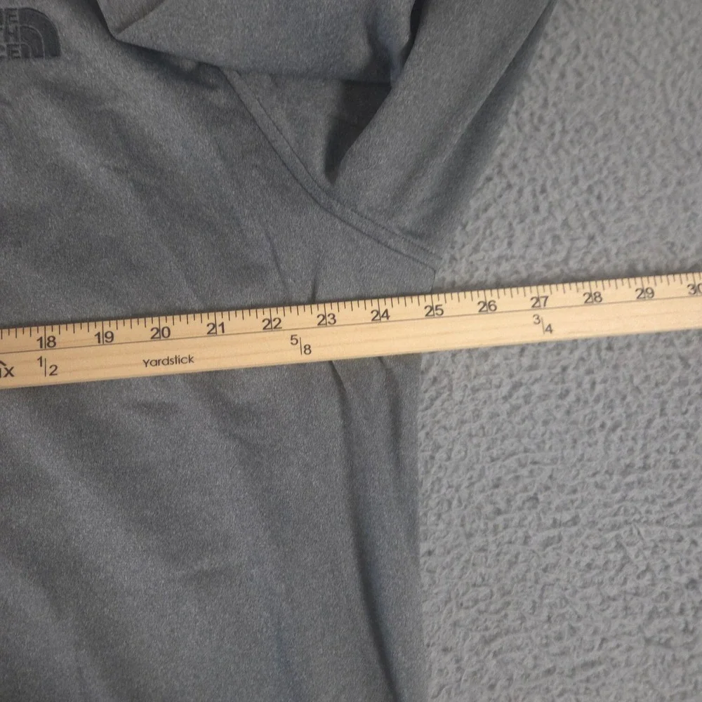 The North Face Jacket Mens XL Gray Tech Full-Zip Fleece Northwest Respiratory